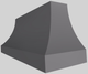 Vent-A-Hood® Designer Series 66" Gunsmoke Wall Mounted Range Hood-4