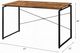 ACME Furniture Jurgen Black/Oak Writing Desk-2