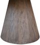 International Furniture Direct Sahara Cream Round Dining Table with Brown Base-4