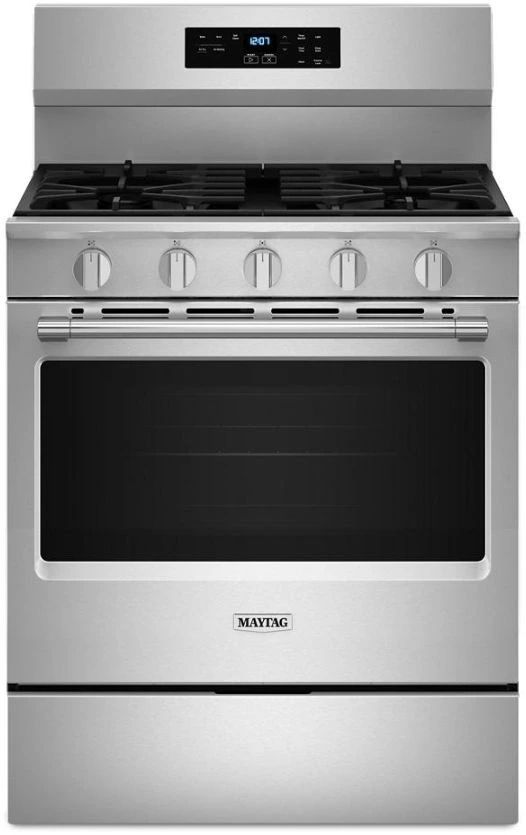 Maytag® 30" Fingerprint Resistant Stainless Steel Freestanding Gas Range