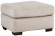 Affordable Furniture 4450 Herringbone Oatmeal Ottoman-0