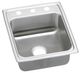 Elkay Lustertone® Classic Lustrous Satin Stainless Steel 17'' x 22'' x 6" Single Bowl Drop-In Sink-0