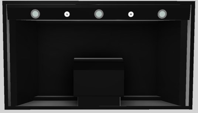Vent-A-Hood® Designer Series 42" Black Wall Mounted Range Hood-3