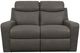 La-Z-Boy® Emmons Pewter Leather Manual Reclining Loveseat-1