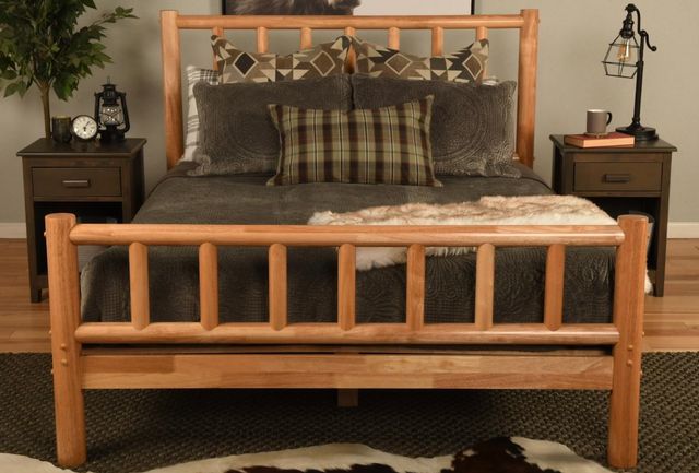 Kodiak Furniture Lodge Natural Full Panel Bed-1
