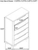 Coaster® Ladera Light Elm Chest of Drawers-5