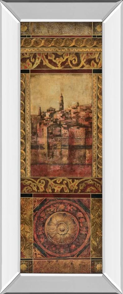 Classy Art New Enchantment Il by Douglas Mirror Framed Wall Art-0