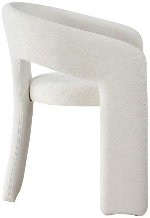Meridian Furniture Rendition Cream Upholstered Dining Chair-3