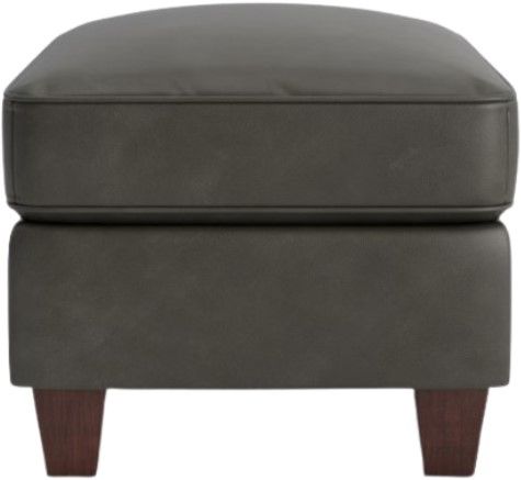 Bassett® Furniture Customizable Corinna Leather Ottoman-2