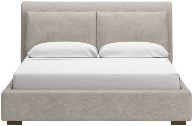 Signature Design by Ashley® Cabalynn Light Brown California King Upholstered Panel Bed-2