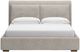 Signature Design by Ashley® Cabalynn Light Brown California King Upholstered Panel Bed-2