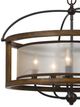 Cal® Lighting & Accessories Round 5-Light Wood Chandelier-1