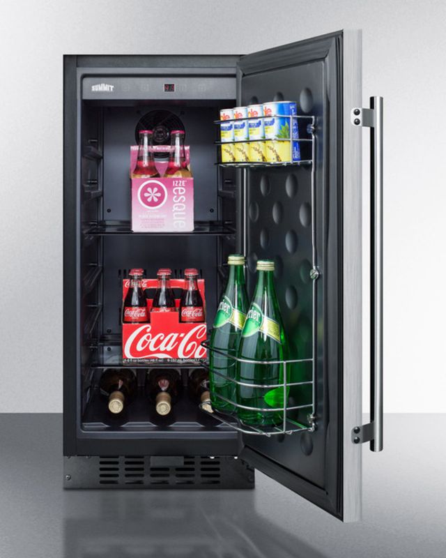 Summit® 3.0 Cu. Ft. Stainless Steel Under the Counter Refrigerator-2