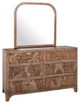 International Furniture Direct Praga Brown Dresser-5