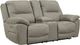 Signature Design by Ashley® Next-Gen Gaucho Putty Double Power Reclining Loveseat with Console-0