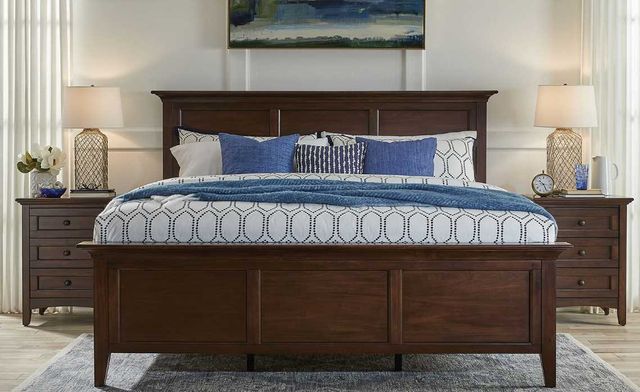 A-America® Westlake Cherry Brown Queen Panel Bed-2