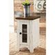 Signature Design by Ashley® Wystfield 2-Piece White/Brown Chair Side End Table Set-2