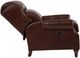 Smith Brothers Customizable 932 Leather Manual Reclining Tiltback Chair-1