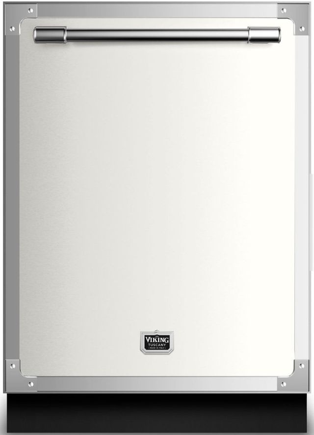 Viking® Tuscany 24" Pure White Dishwasher Door Panel-0