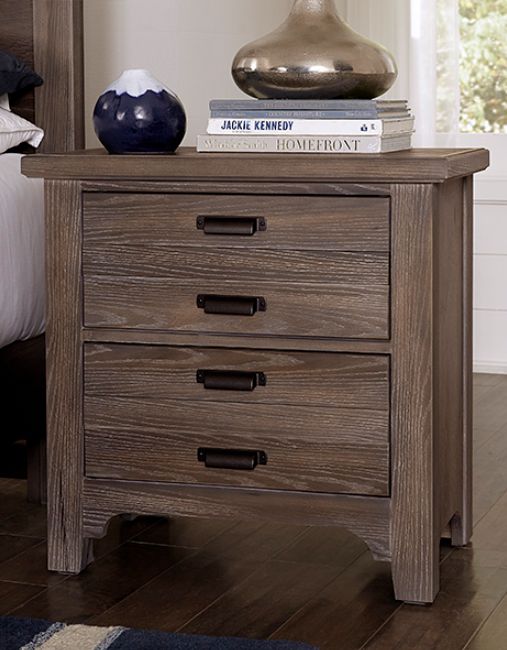 LM Co Home By Vaughan-Bassett Bungalow Home by Ben & Erin Napier Folkstone 2- Drawer Nightstand-2