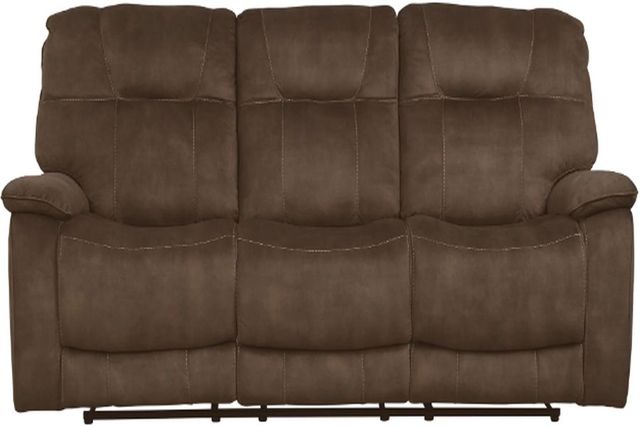 Parker House® Cooper Shadow Brown Manual Triple Reclining Sofa-1