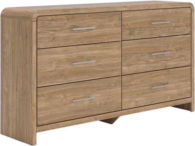 Signature Design by Ashley® Gramburg Warm Natural Brown Dresser and Mirror-1