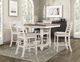 Homelegance® Alburgh Antique White/Light Gray Counter Height Chair-1