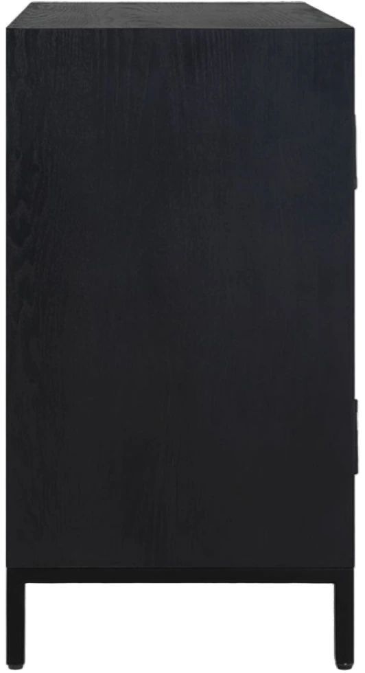 Uttermost® Beswick Black Matte Cabinet-4