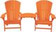 C.R. Plastics Orange Arm Table-2