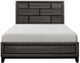 Homelegance® Davi Gray Full Panel Bed-2