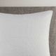 Olliix by INK+IVY Bree Knit Grey 20" x 20" Square Pillow Cover-2