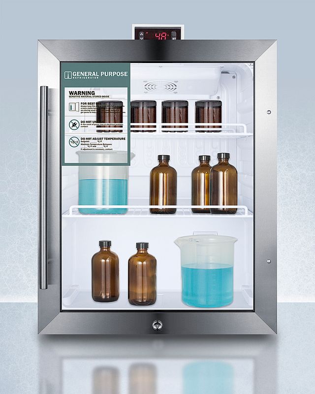 Accucold® by Summit® 19" 2.1 Cu. Ft. Stainless Steel Beverage Center-2