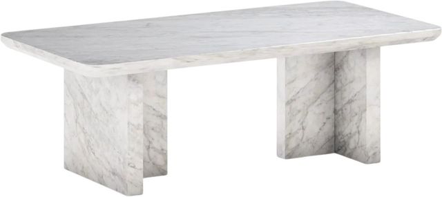 Harp & Finial® Perrin White Coffee Table-0
