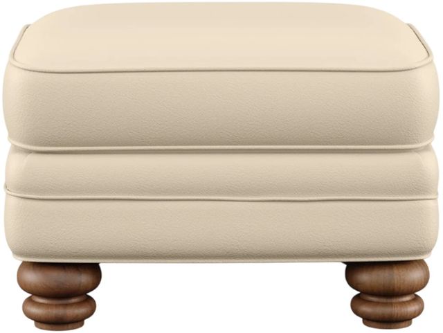 Flexsteel® Customizable Bay Bridge Leather Ottoman-1