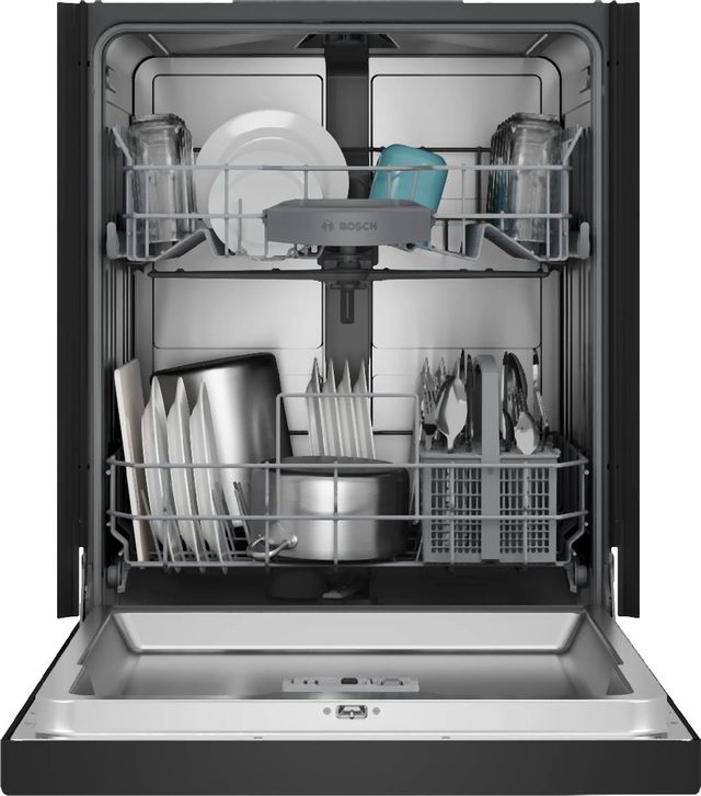 Bosch 100 Series 24" Black Built-In Dishwasher-3