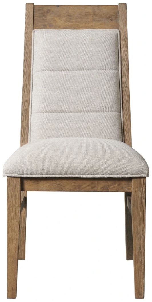 Intercon Landmark Weathered Oak Upholstered Side Chair-2