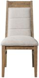 Intercon Landmark Weathered Oak Upholstered Side Chair-2