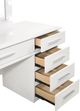 Coaster® Felicity 2-Piece Glossy White Vanity Desk Set-2