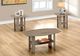 Monarch Specialties Inc. 3 Piece Dark Taupe Table Set-1
