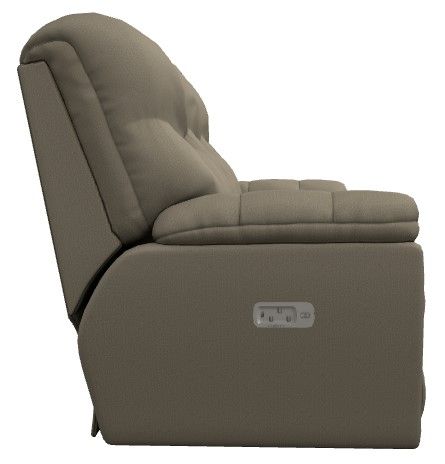 La-Z-Boy® Morrison Sable Power Reclining Sofa with Headrest and Lumbar-2