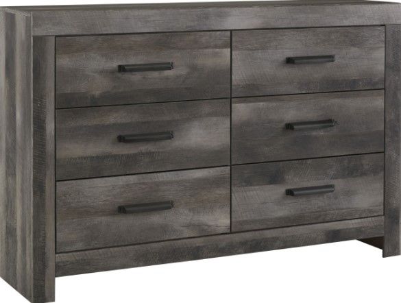 Signature Design by Ashley® Wynnlow 4-Piece Gray Queen Crossbuck Panel Bed Set-2
