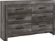 Signature Design by Ashley® Wynnlow 4-Piece Gray Queen Crossbuck Panel Bed Set-2
