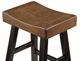 Homelegance® Caspian Black/Brown Counter Stool-4