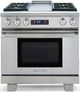 American Range Medallion Series 36" Stainless Steel Pro Style Gas Range-0