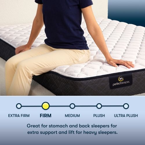Serta® Perfect Sleeper® Adoring Night 10.5" Wrapped Coil Firm Tight Top Queen Mattress-6