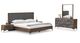 VIG Furniture Nova Domus Metcalf 4-Piece Brown/Gray Eastern King Bedroom Set-0
