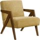 Monarch Specialties Inc. Brown Walnut/Yellow 30" Accent Chair-0