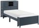 Homelegance® Sloane Navy Blue Twin Youth Bookcase Platform Bed with Hidden Desk, Stool and Storage Bench-0
