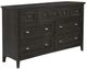 Magnussen Home® Westley Falls Graphite Drawer Dresser-0