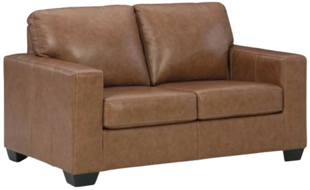 Signature Design by Ashley® Bolsena Caramel Loveseat-0